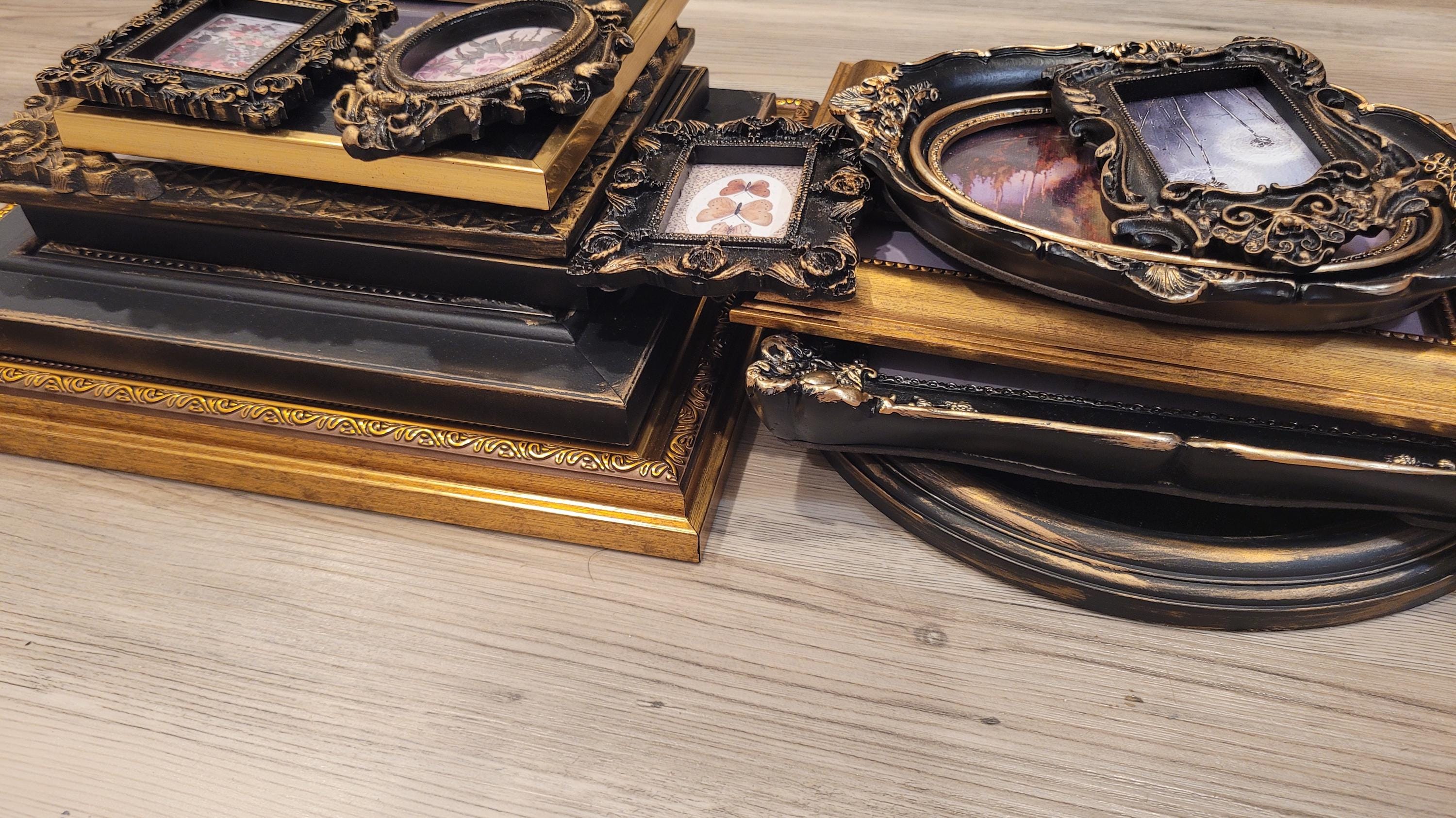 Vintage & Modern | Picture Frames | Gold Ornate Picture Frame | Moody | Dark Academia | Cottagecore | Gallery Wall Print | Maximalist