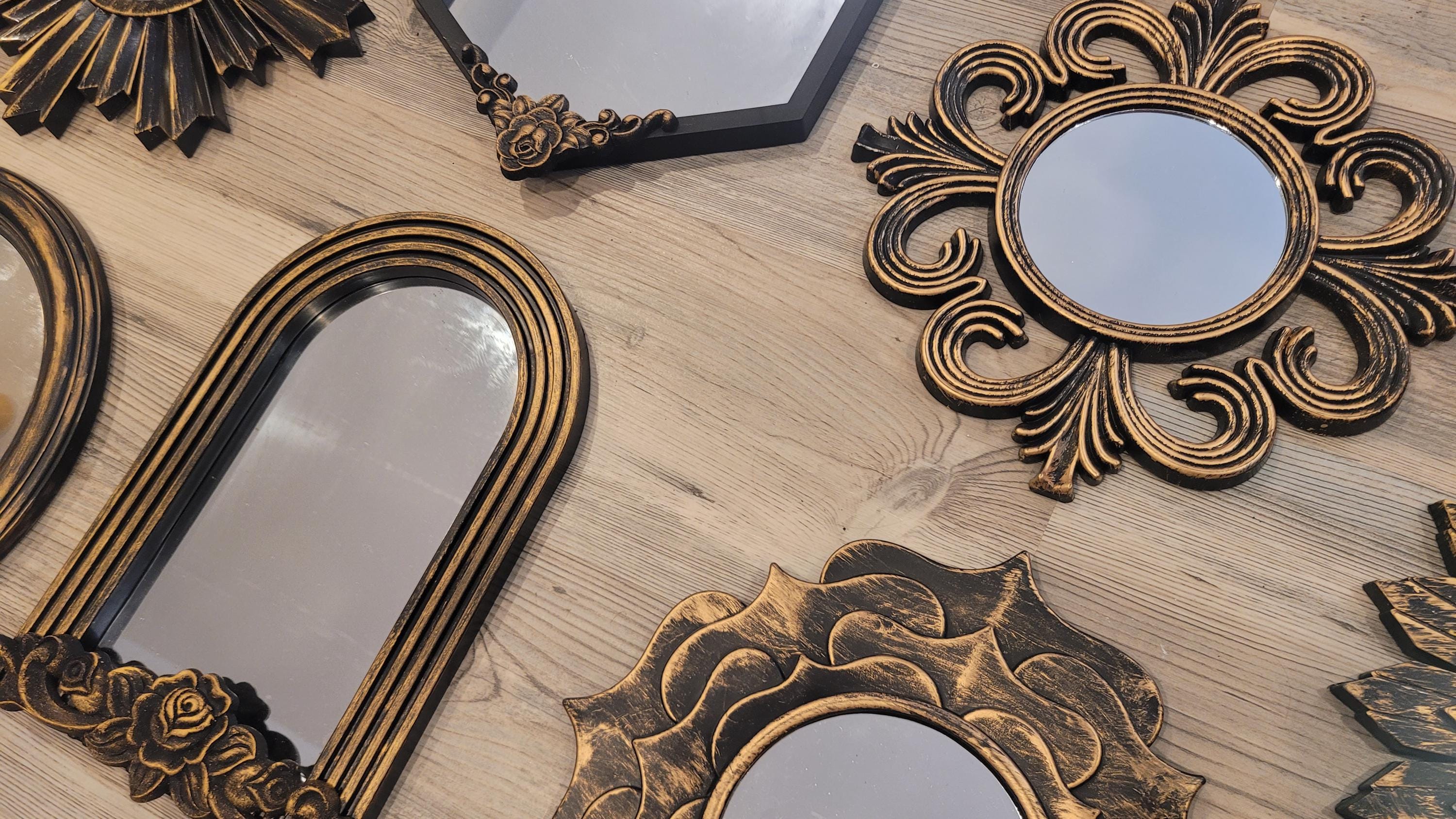 Gallery Wall Mirrors | Gold Ornate Frame | Moody | Dark Academia | Cottagecore | Maximalist