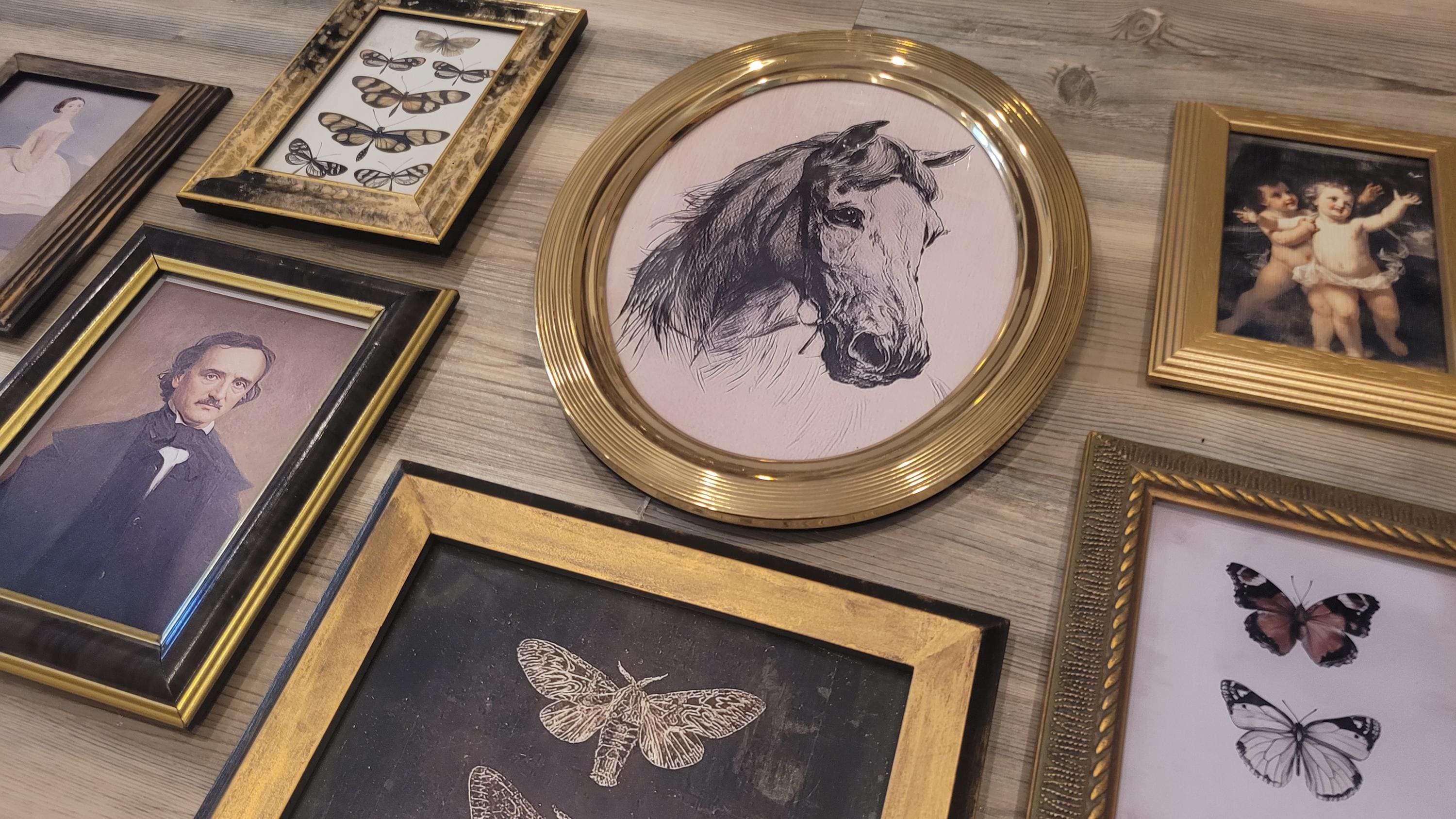 Vintage & Modern | Picture Frames | Gold Ornate Picture Frame | Moody | Dark Academia | Cottagecore | Gallery Wall Print | Maximalist