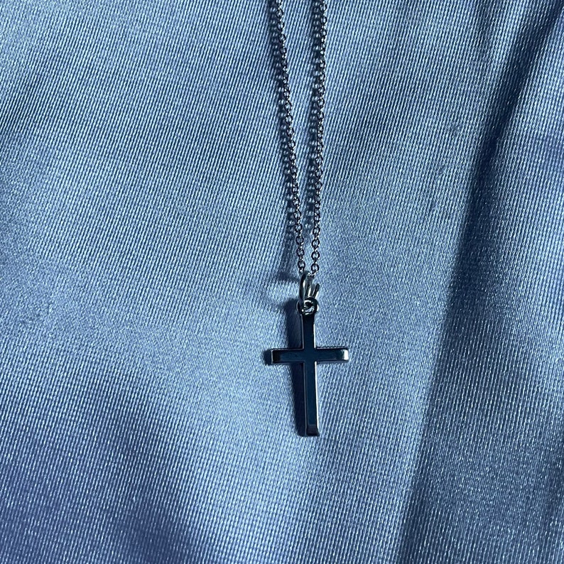 Simple Cross Necklace Y2K Fairycore Dainty Aesthetic Etsy Canada