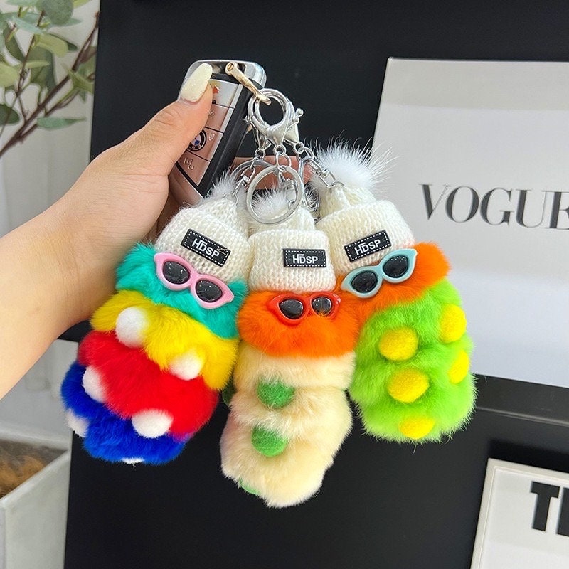Fur store key chains