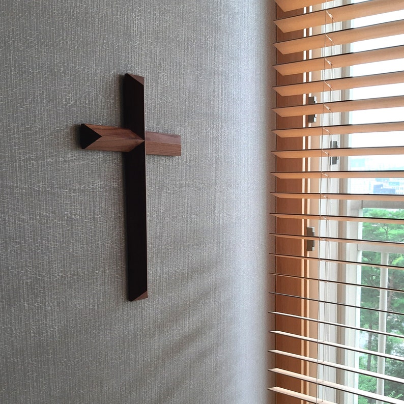 Handmade Wood Cross Wall Hanging Wood Cross Wall Decorative Etsy
