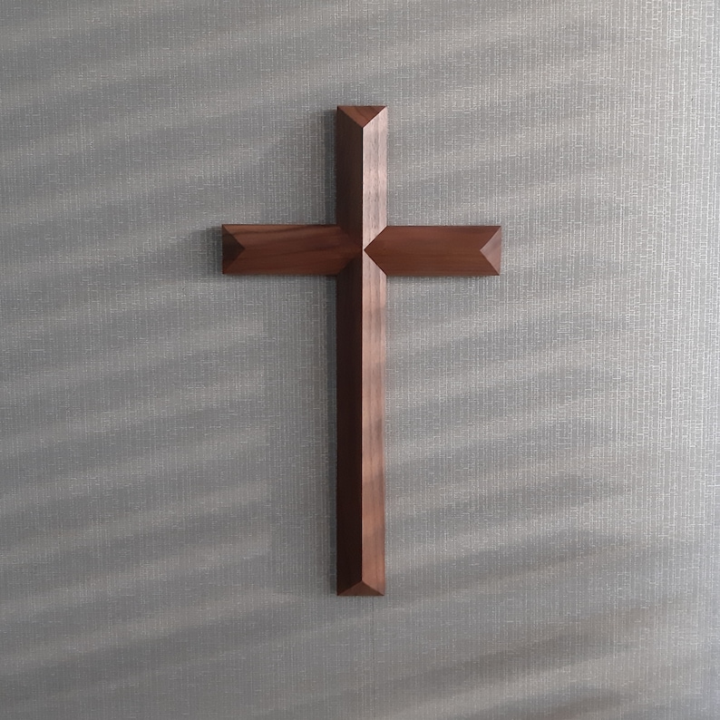 Handmade Wood Cross Wall Hanging Wood Cross Wall Decorative Etsy