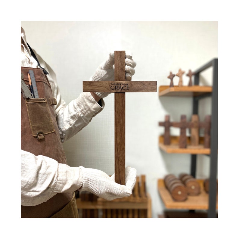 Handmade Wood Cross Wall Hanging Wood Cross Wall Decorative Etsy