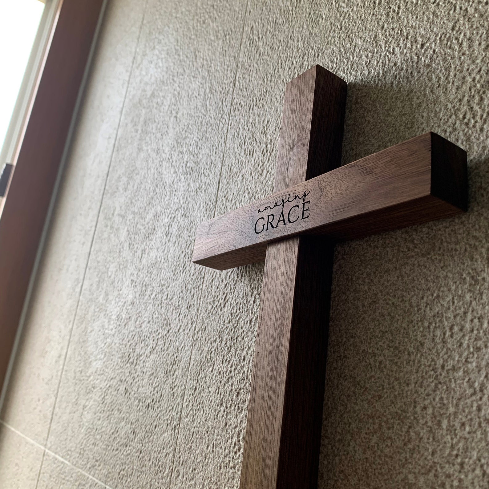 Handmade Wood Cross Wall Hanging Wood Cross Wall Decorative Etsy