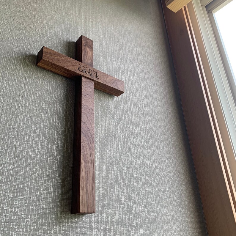 Handmade Wood Cross Wall Hanging Wood Cross Wall Decorative Etsy