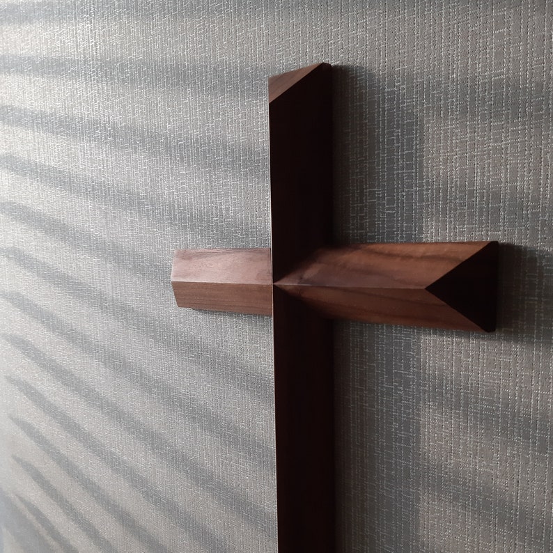 Handmade Wood Cross Wall Hanging Wood Cross Wall Decorative Etsy