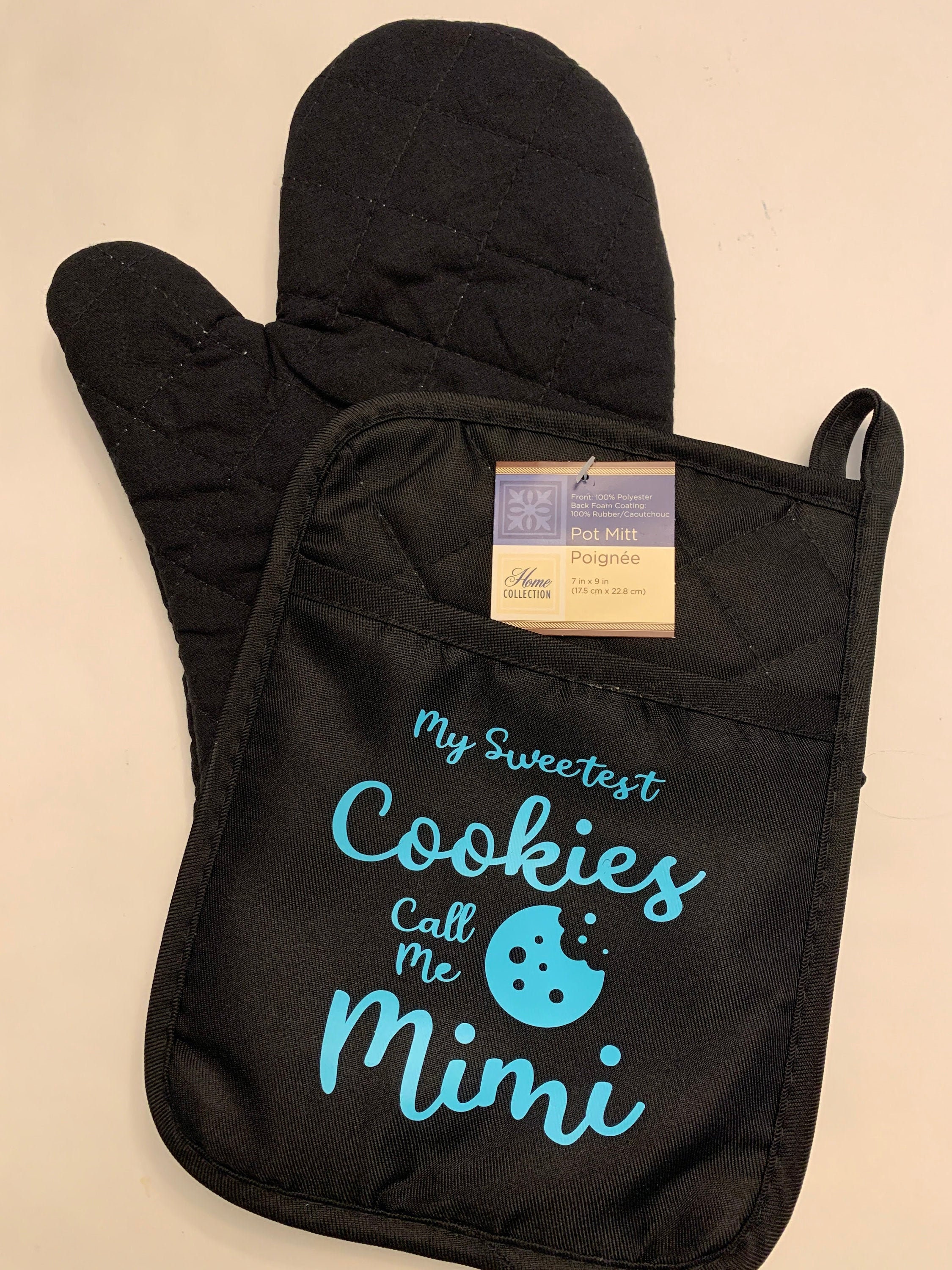 Personalized Oven Mitt Set Many Style Options Etsy