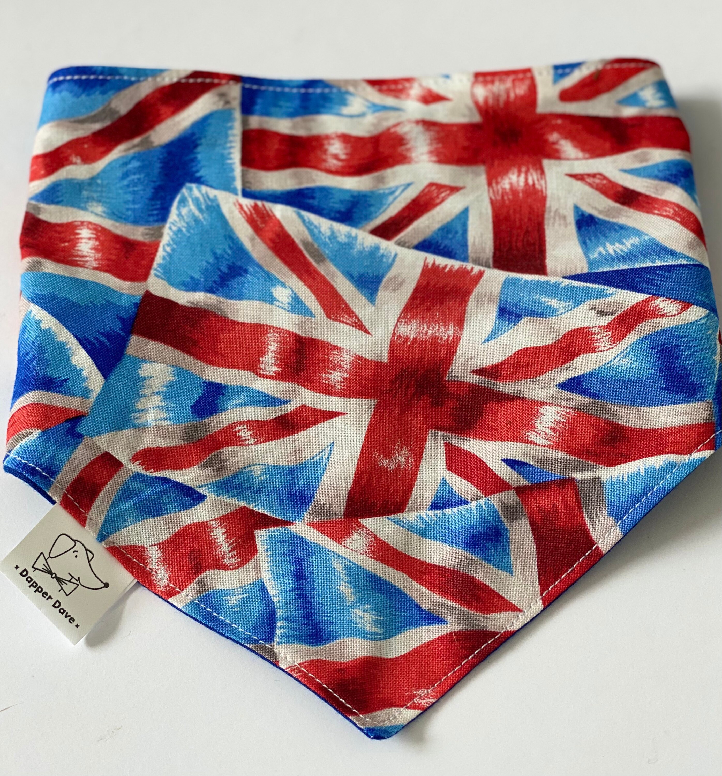 Union Jack Bandana and Bow Tie Etsy