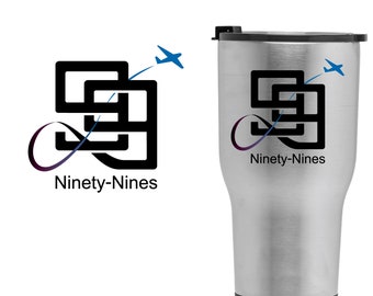 Ninety-Nines Logo RTIC 20 oz Tumbler