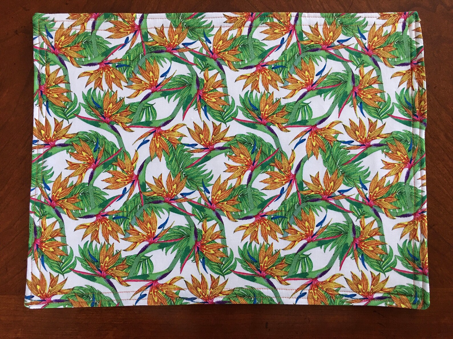 Tropical Floral Placemats set of 4 or 1 Etsy