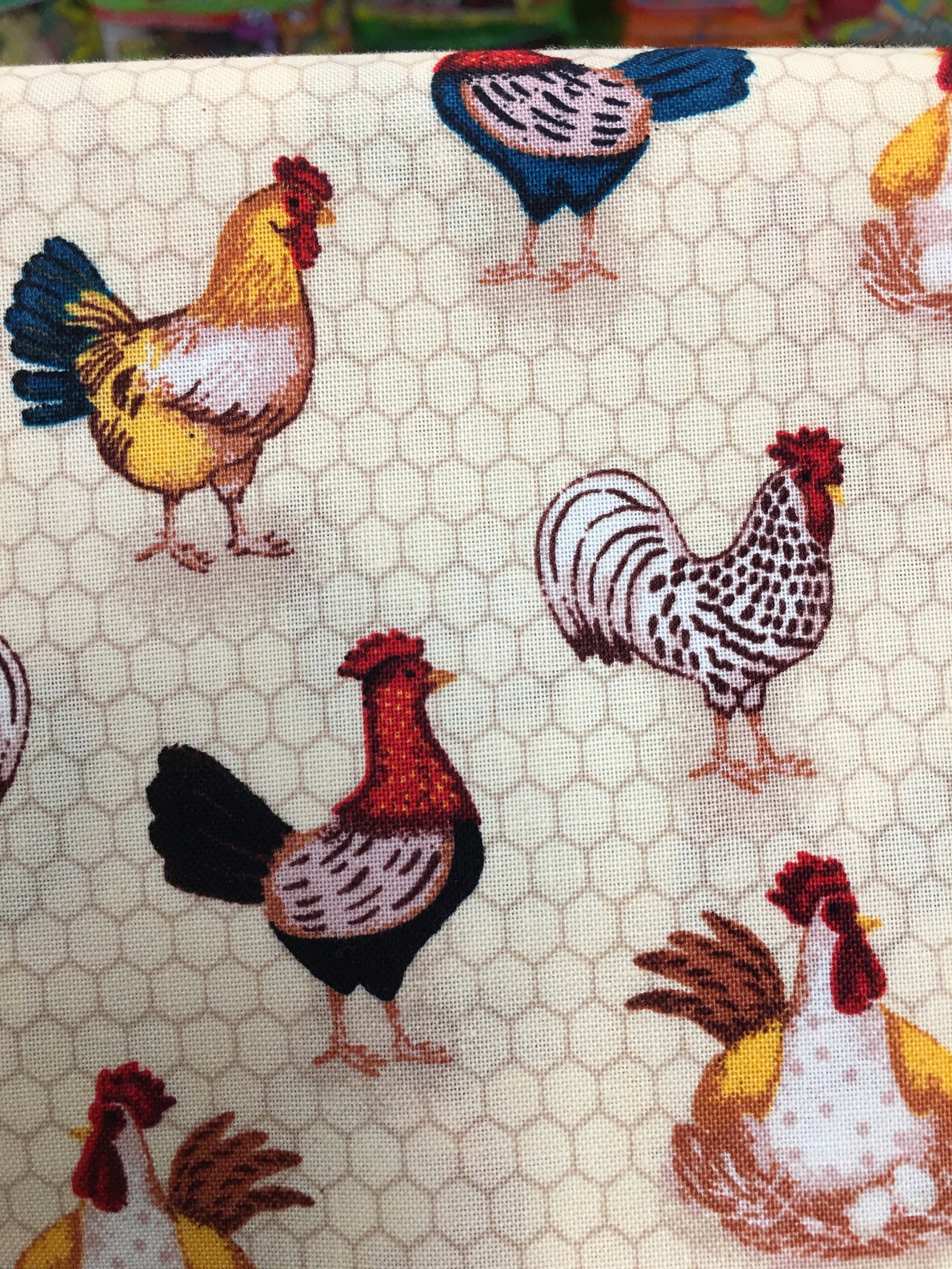 Reversible Chicken Placemats Set of 2 or 4 Etsy