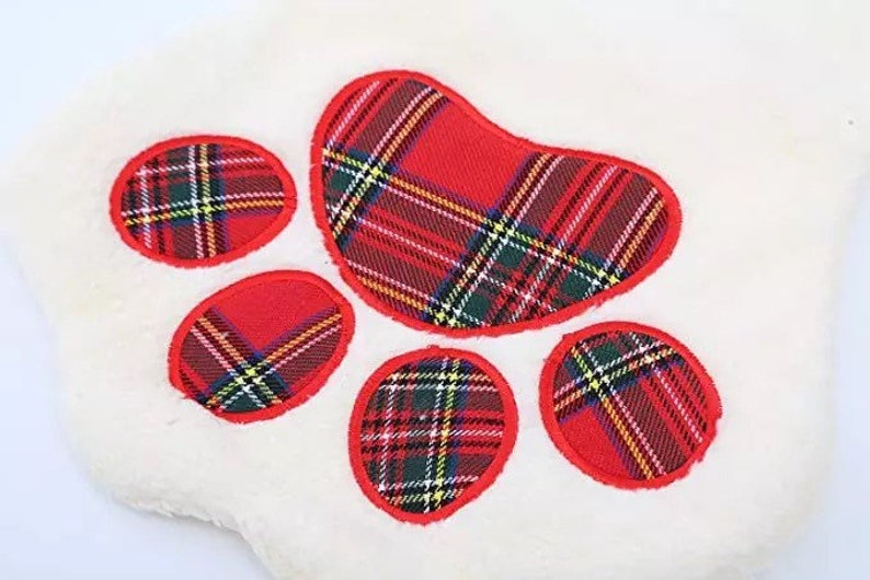Personalised Christmas Stockings: Pet & Family Embroidered stockings, Xmas Decor, fast delivery, Australian made, Paw Stockings, decorations bild 7