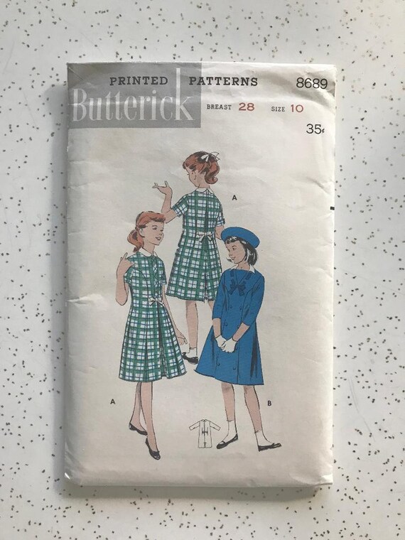 картинки pre teen tits 1950s Pre-teen Princess Seamed Coat Dress With Peter Pan Collar Butterick  Sewing Pattern Size 10 Butterick 8689 - Etsy