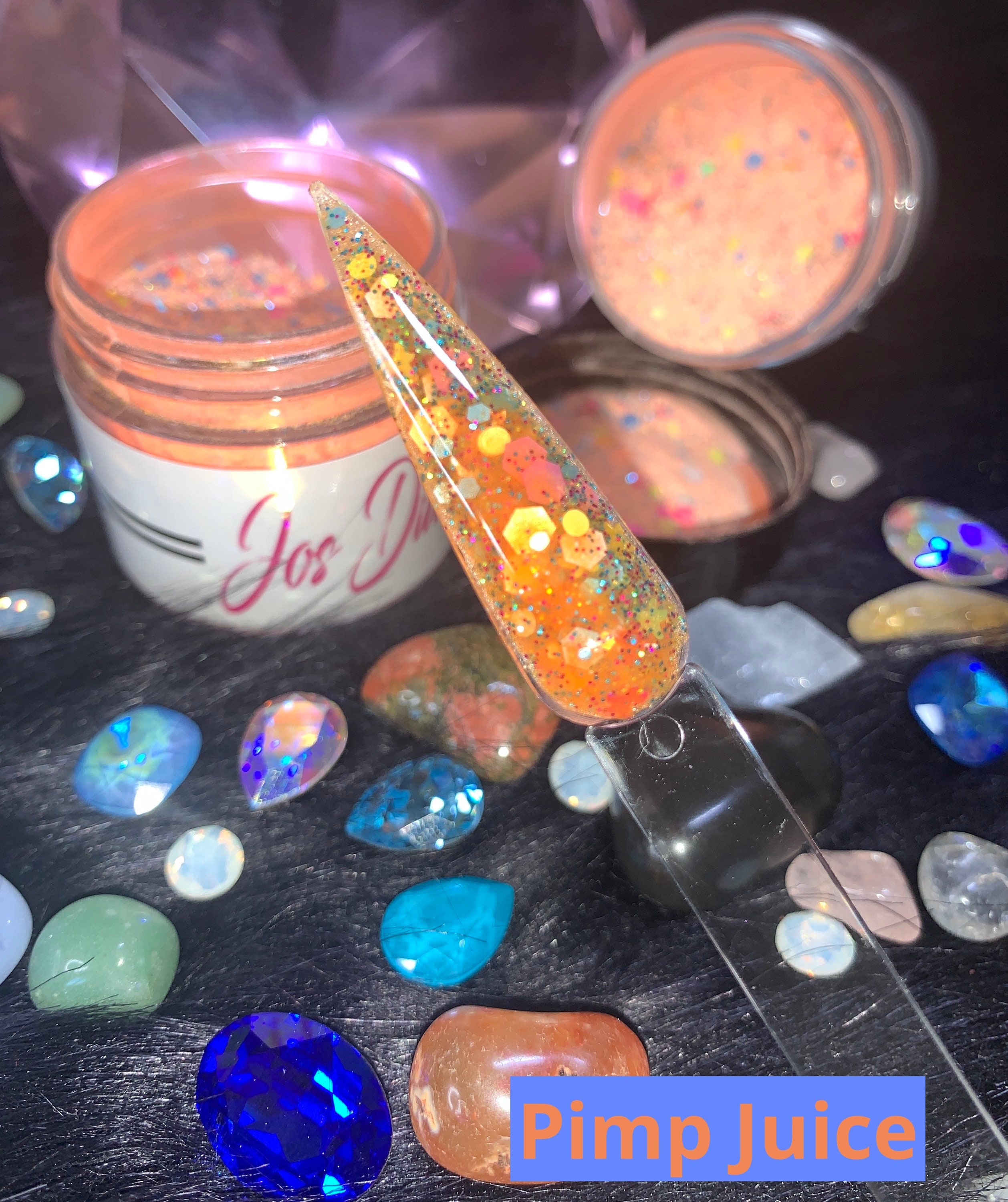 Glow in the dark Glitter Acrylic Etsy