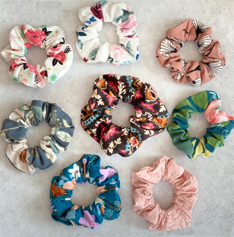 Floral Scrunchies