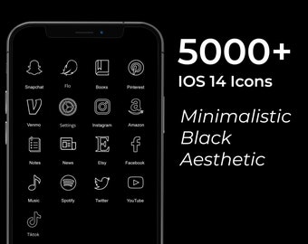 Black Social Icons Etsy Black Social Icons Etsy