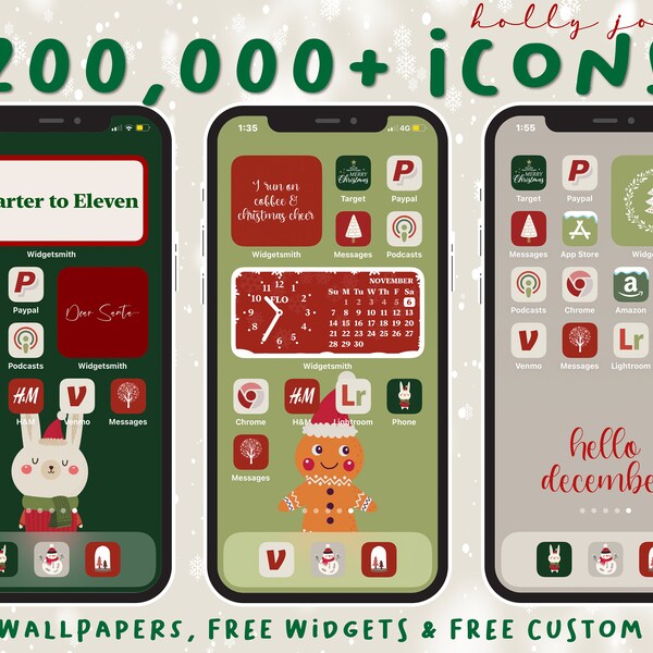 Christmas Iphone App Etsy Christmas Iphone App Etsy