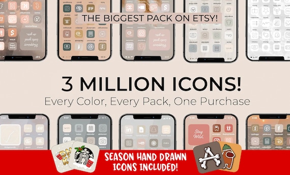 3000000 High Resolution Ios Icons Pack Mega Bundle Iphone - Etsy
