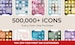 500,000+ High Resolution iOS Icons Color Pack Mega Bundle | iPhone IOS 14 App Aesthetic | Free Custom Icons | IOS14 Phone Home Screen Widget 