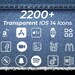 2200+ iPhone IOS 14 App PNG Icons Pack | Transparent White Icons Aesthetic | Social Media Phone IOS14 | Personalised Home Screen Widget 