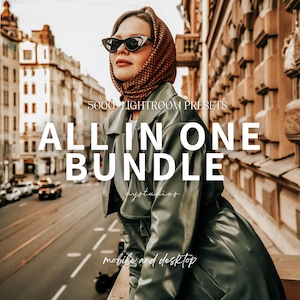 Ultimate Lightroom Preset Bundle, 5000+ Mobile & Desktop Presets, Instagram Photo Filters, Moody Presets, Mobile Lightroom Preset
