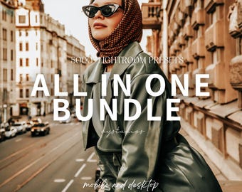 Ultimate Lightroom Preset Bundle, 5000+ Mobile & Desktop Presets, Instagram Photo Filters, Moody Presets, Mobile Lightroom Preset