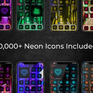 3,000,000 High Resolution iOS Icons Pack Mega Bundle iPhone IOS 17 App Aesthetic Free Custom Icons IOS17 Phone Home Screen Widget image 7