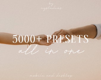 Bundel met 5000+ MEGA Lightroom-presets | Mobiel en desktop | Adobe Lightroom | Instagram-blogger | Fotobewerkingsfilters | Gratis updates | XMP-DNG