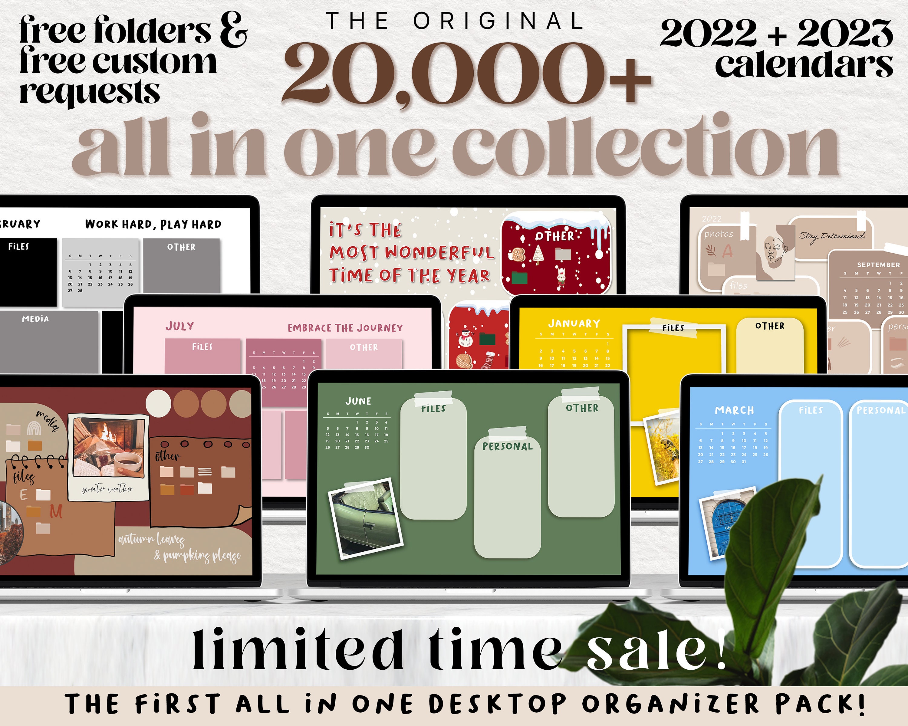 Smc Calendar 2023 2022 2023 Mega All In One Desktop Organizers Desktop | Etsy Australia