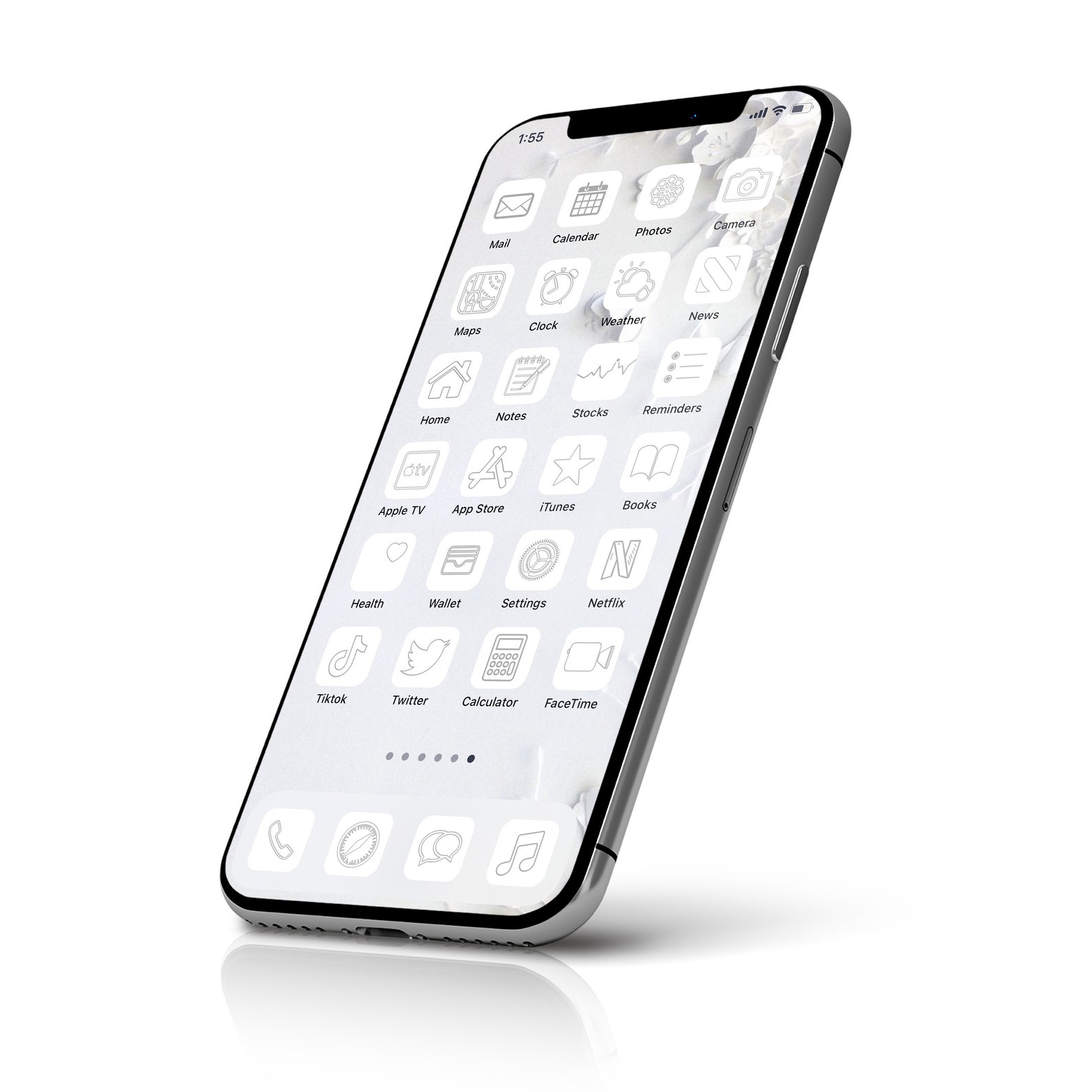 10000 Soft White Iphone IOS 14 App Icons Pack Icon Etsy