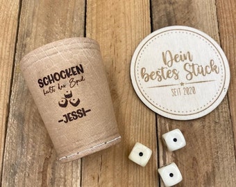 Knobelbecher, Schocken, Würfelbecher