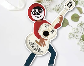 COCO ステッカー | ミゲル ステッカー | ピクサー ハロウィン ステッカー | 不気味なステッカー | 不気味なディズニー ステッカー | 死者の日 | 死者の日