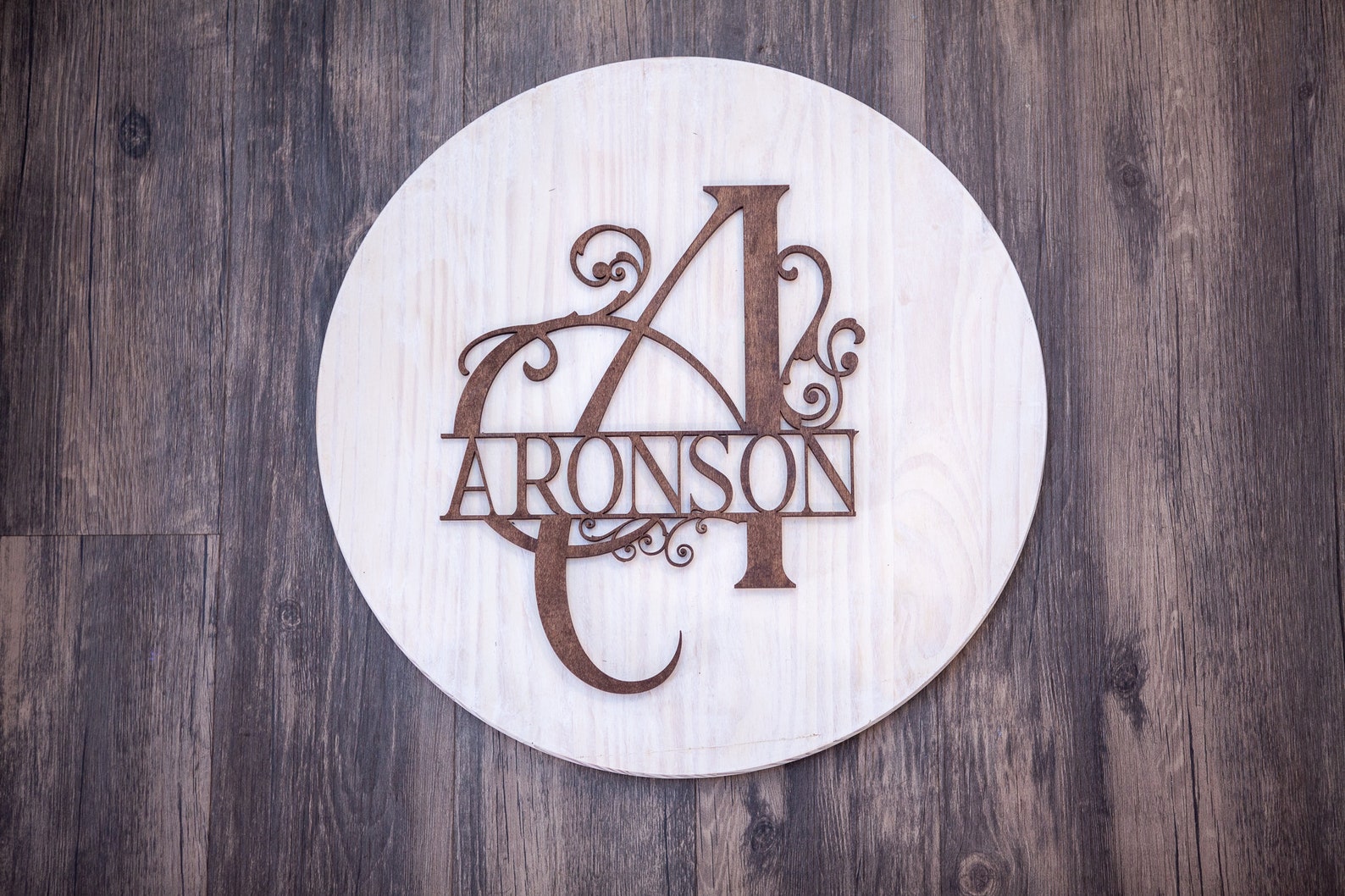 Monogram Wood Sign / Laser-cut Monogram / Home Decor Sign | Etsy