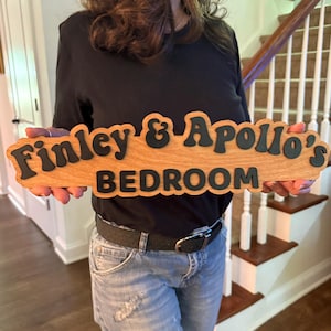 Bedroom Sign | Personalized Bedroom Decor | Kids Room