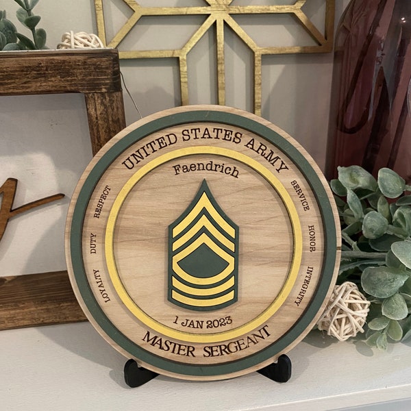 Military Retirement Etsy