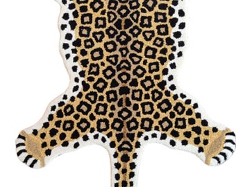 Leopard Shape Rug | Etsy
