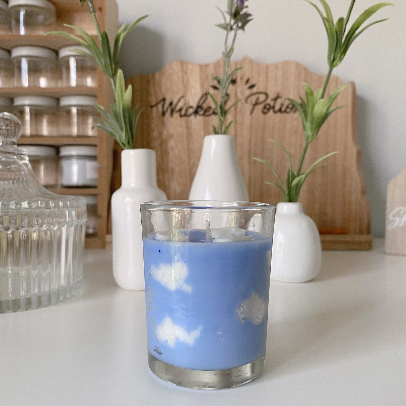 Mini Cloud Candle Sunset Cloud Candle Cute Candle Gift Etsy