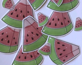 Clear Aesthetic Watermelon Sticker