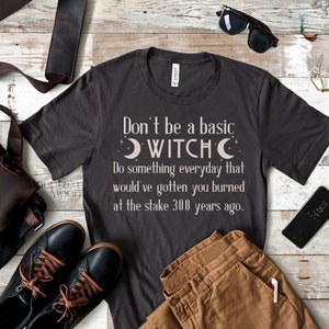 Don't Be a Basic Witch SVG Cricut Silhouette Cut File - Etsy