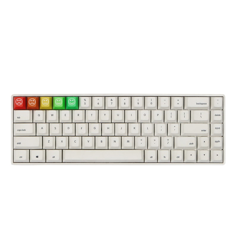 PBT Material Key Cap 5pcs Emoticon Key Cap Mechanical Keyboard Accessories Key Cap Keyboard Decoration. PBT Personalized Key Cap