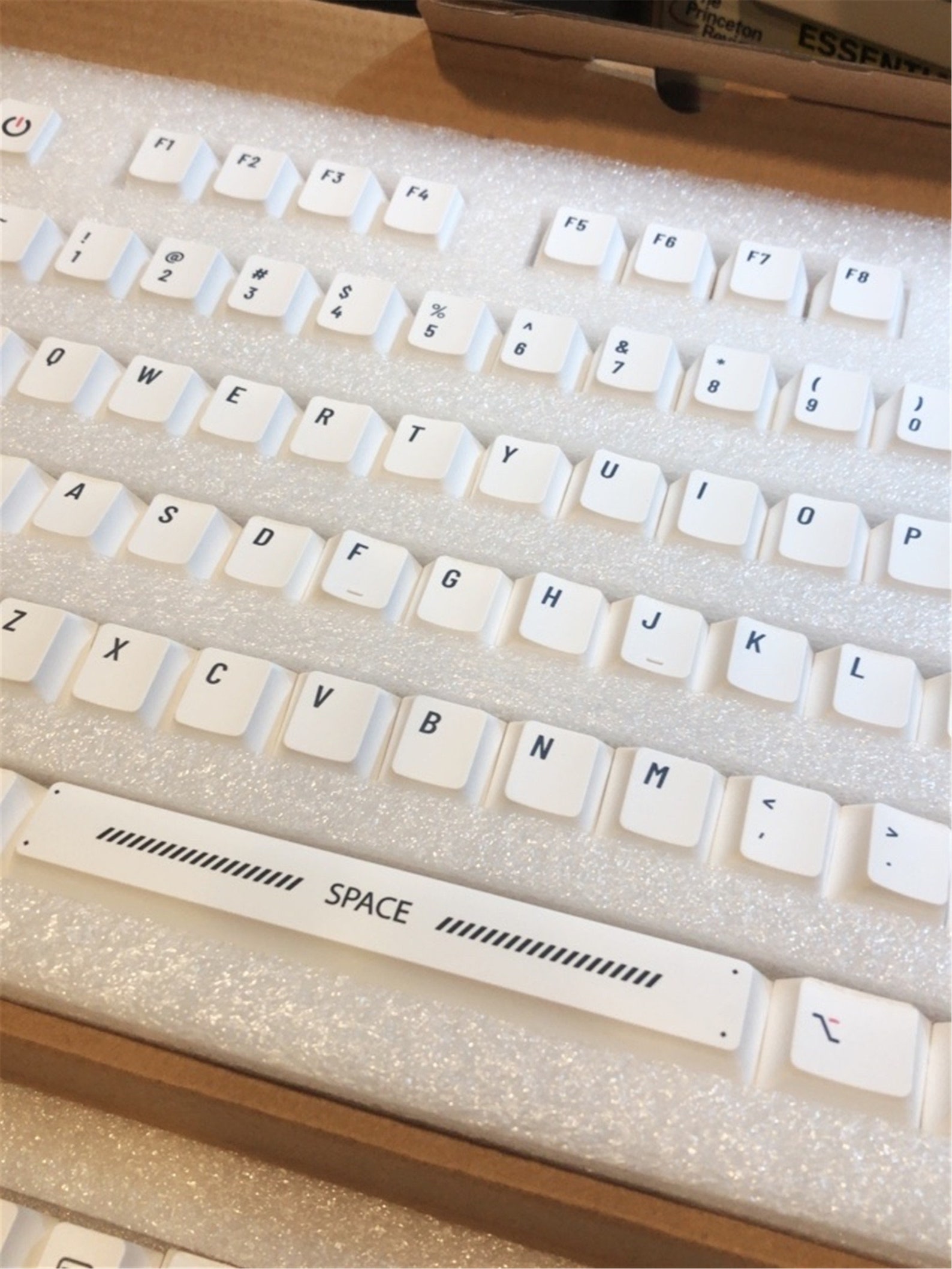 Minimalist White Keycaps Graffiti Keycap Setcherry Height Etsy