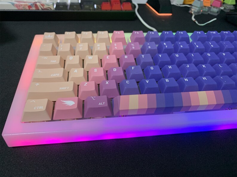 130pcs Unicorn Keycaps Pastel Keycap Set Cherry Height Etsy