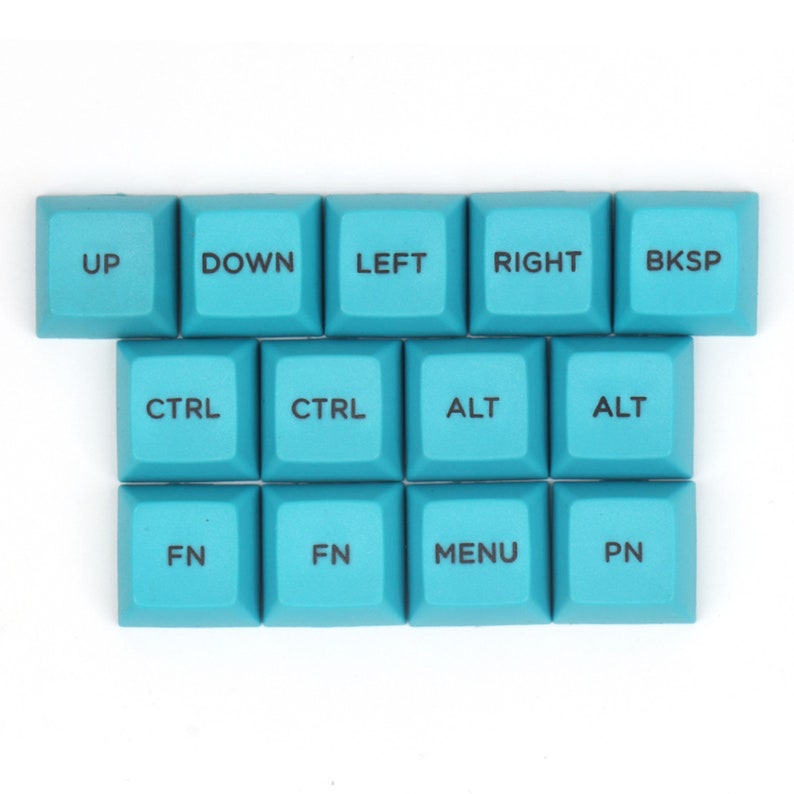 Blue Black Key Cap Set XDA Height Key Cap PBT Key Cap Etsy