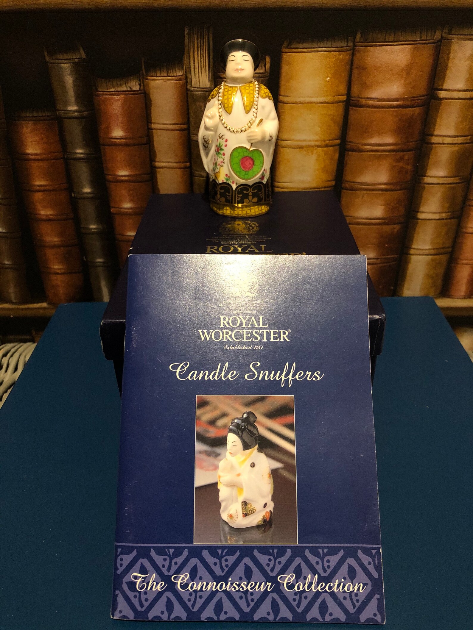 Vintage Boxed Royal Worcester Candle Snuffer The Mandarin Etsy