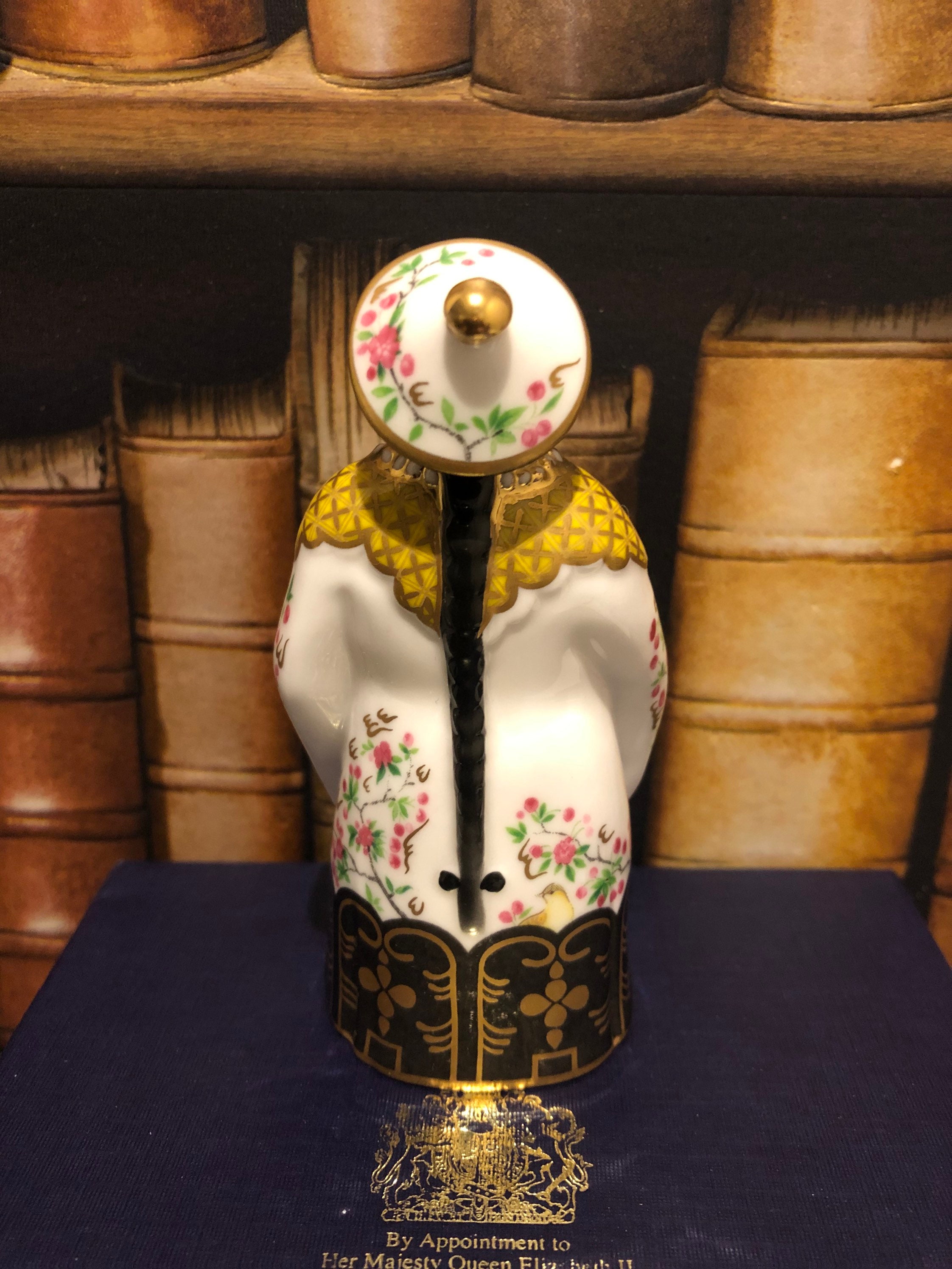 Vintage Boxed Royal Worcester Candle Snuffer The Mandarin Etsy