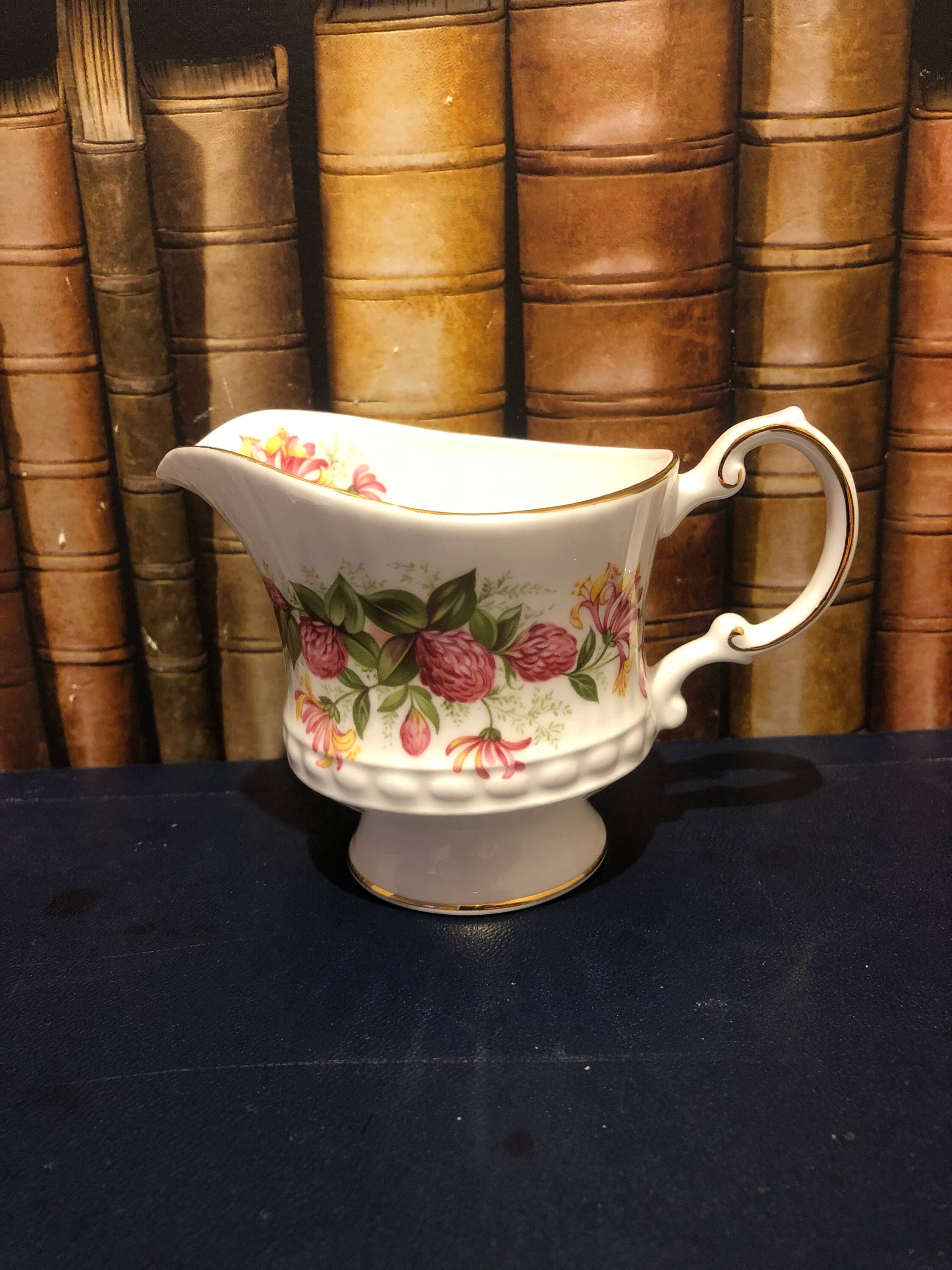 Queens Fine Bone China Milk Jug woman and Home Pattern Etsy Australia