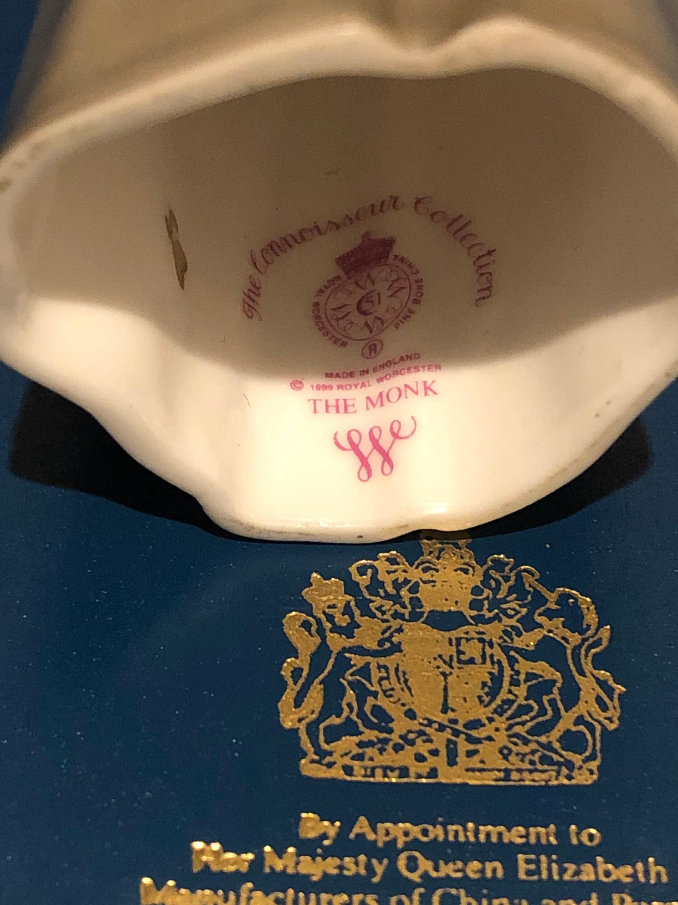 Vintage Royal Worcester Candle Snuffer Monk Connoisseur Etsy UK