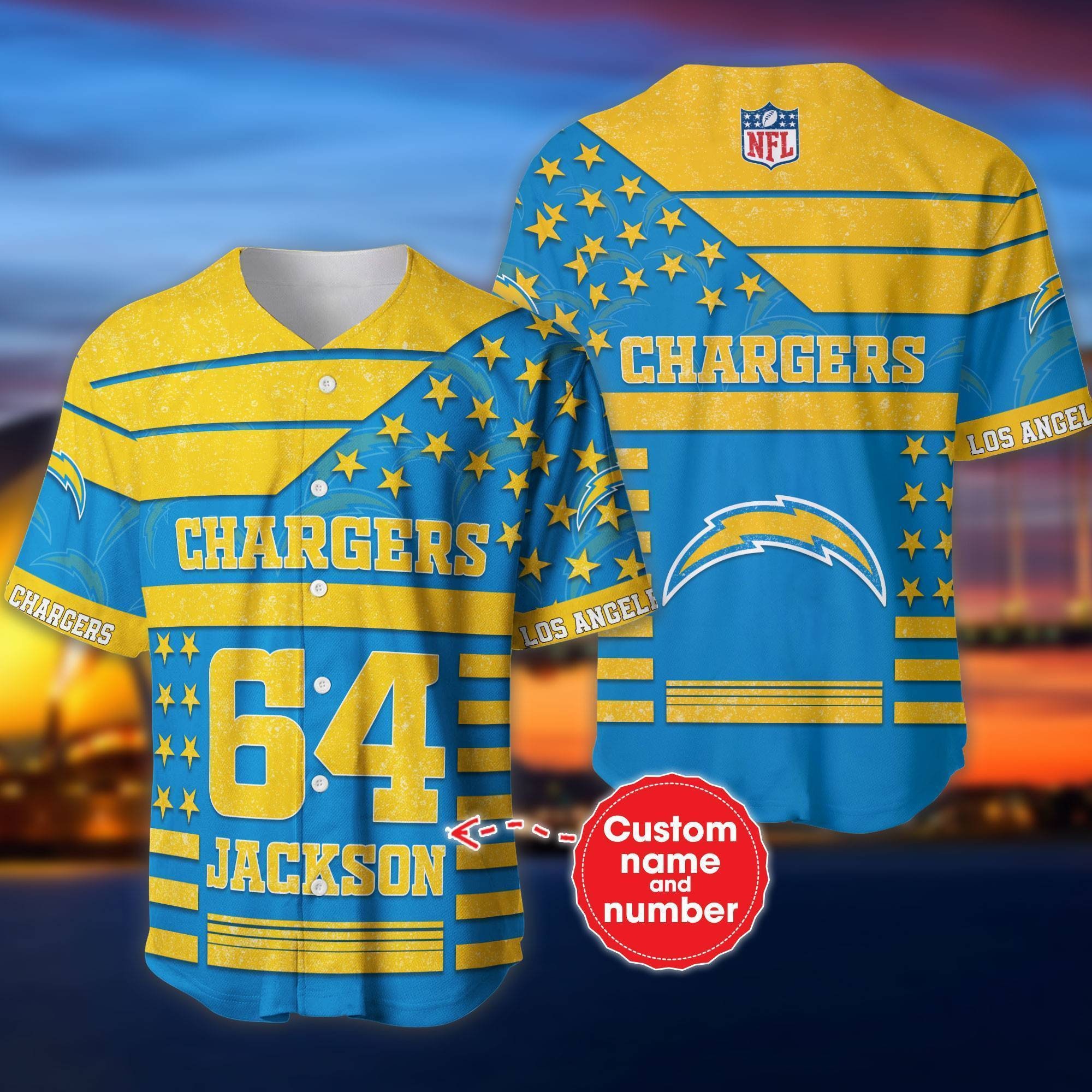 replica la chargers jersey zip
