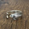 Retro Fish Ring Takahashi Goro 925 Sterling Silver Ring Man Woman Ring Lover Ring Biker Ring Engagement Ring Vintage Handmade Ring Gift product logo